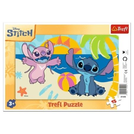 Trefl Puzzle ramkowe 15el. W cieniu palm
