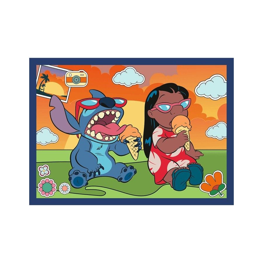 Trefl Puzzle 4x88el. Premium Plus Kids Kosmiczny Stitch