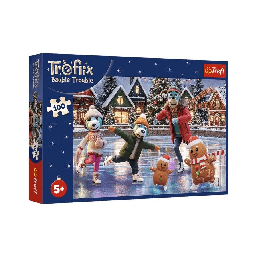 Trefl Puzzle 100el. Bert w bombkach