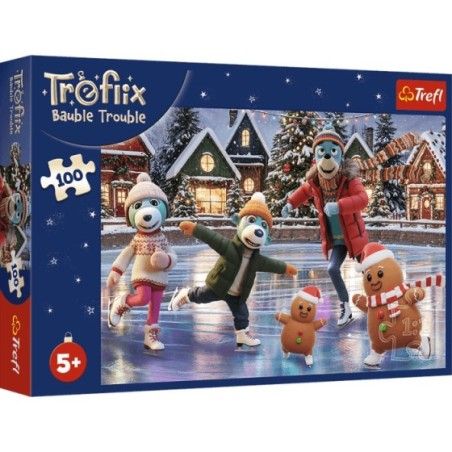 Trefl Puzzle 100el. Bert w bombkach