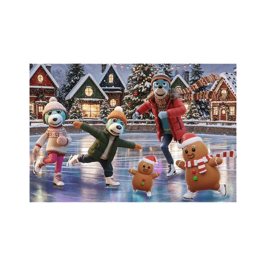 Trefl Puzzle 100el. Bert w bombkach