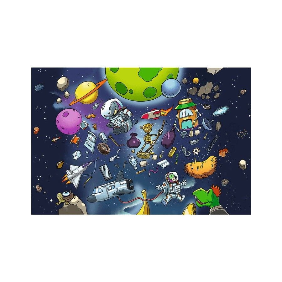 Trefl Puzzle 100el. Robobot w kosmosie