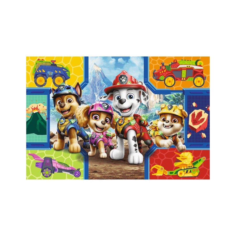 Trefl Puzzle 100el. Psiaki i dinozaury