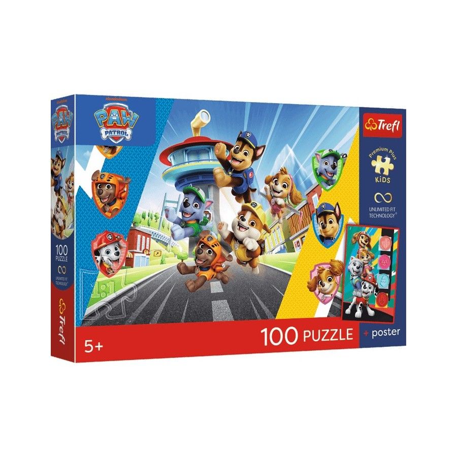 Trefl Puzzle 100el. Premium Plus Kids Psia przygoda