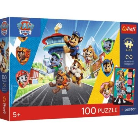 Trefl Puzzle 100el. Premium Plus Kids Psia przygoda