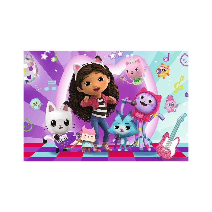 Trefl Puzzle 100el. Premium Plus Kids Kolorowy koci świat