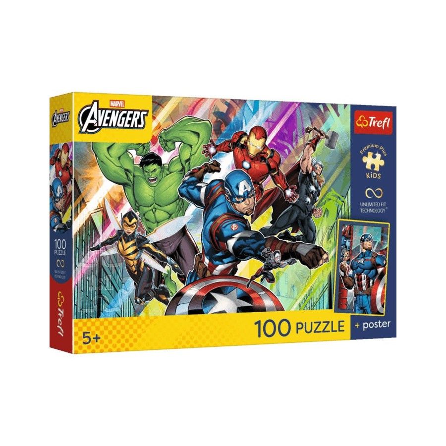 Trefl Puzzle 100el. Premium Plus Kids Potęga i moc