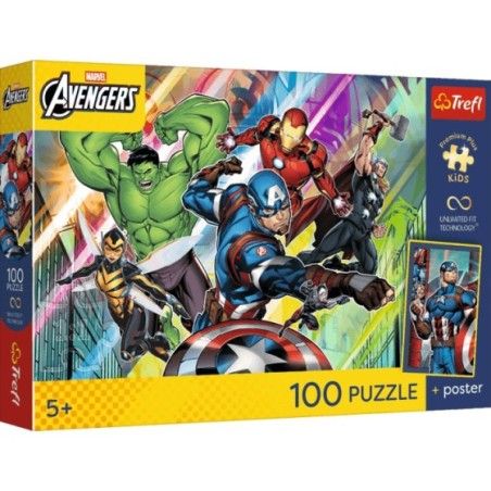 Trefl Puzzle 100el. Premium Plus Kids Potęga i moc