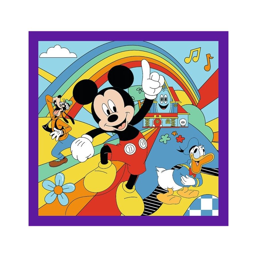 Trefl Puzzle 3w1 Miki i jego wesoła ekipa