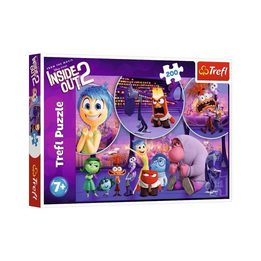 Trefl Puzzle 200el. Dziecięce emocje / Disney "W głowie się nie mieści 2"