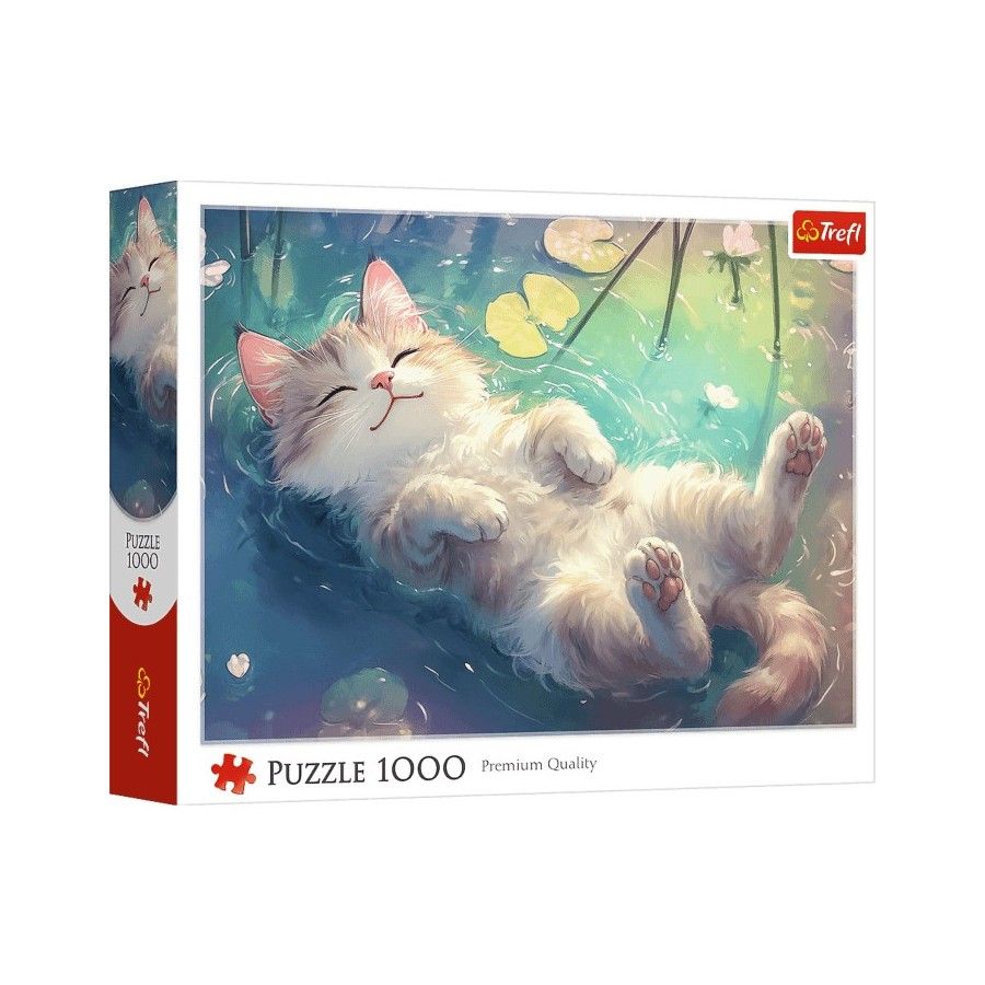 Trefl Puzzle 1000el.  Purrfekcyjny relaks