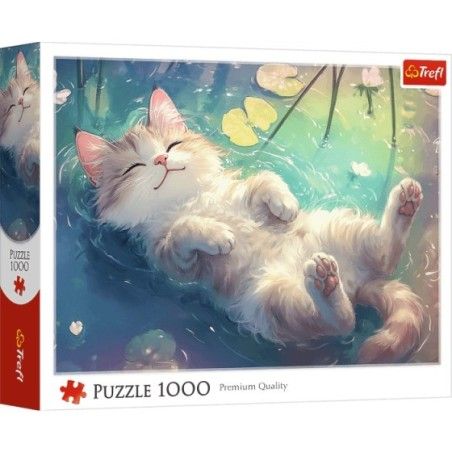 Trefl Puzzle 1000el.  Purrfekcyjny relaks