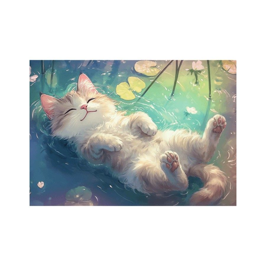 Trefl Puzzle 1000el.  Purrfekcyjny relaks