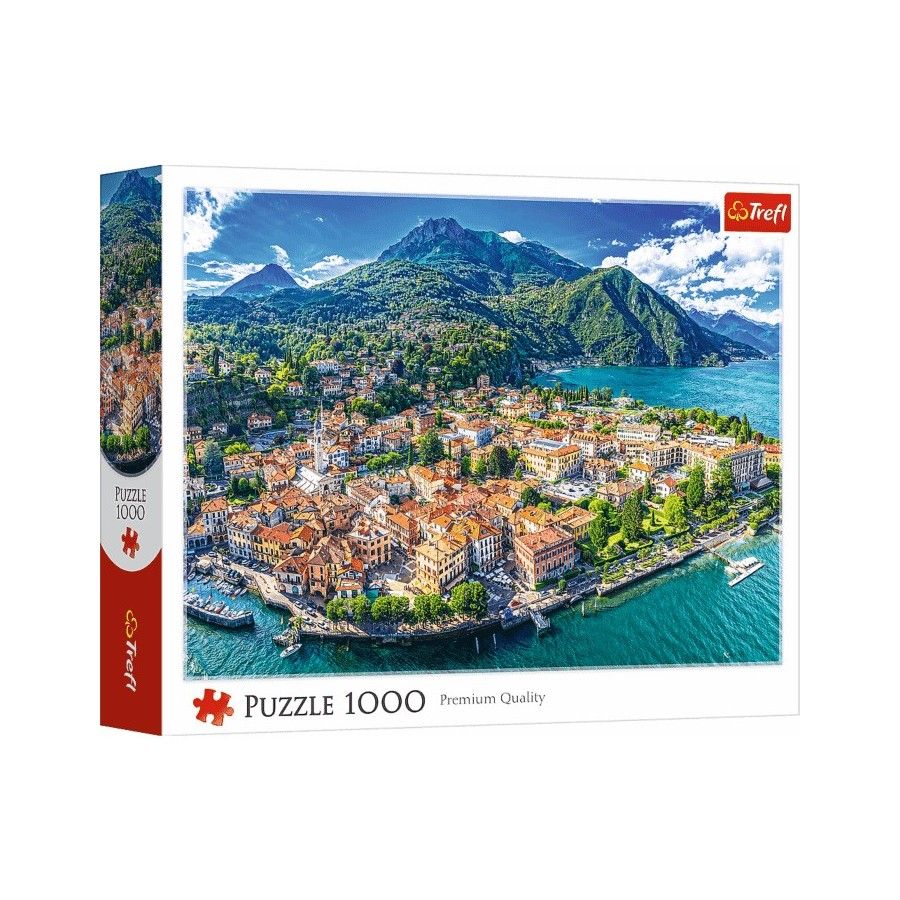 Trefl Puzzle 1000el.  Menaggio nad jeziorem Como, Włochy