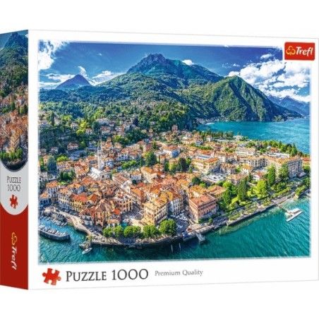 Trefl Puzzle 1000el.  Menaggio nad jeziorem Como, Włochy