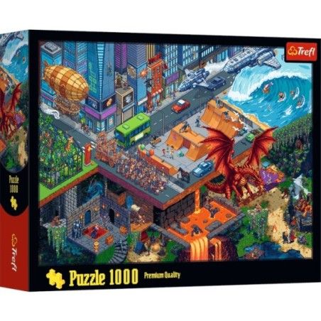 Trefl Puzzle 1000el. Miasto Pixel