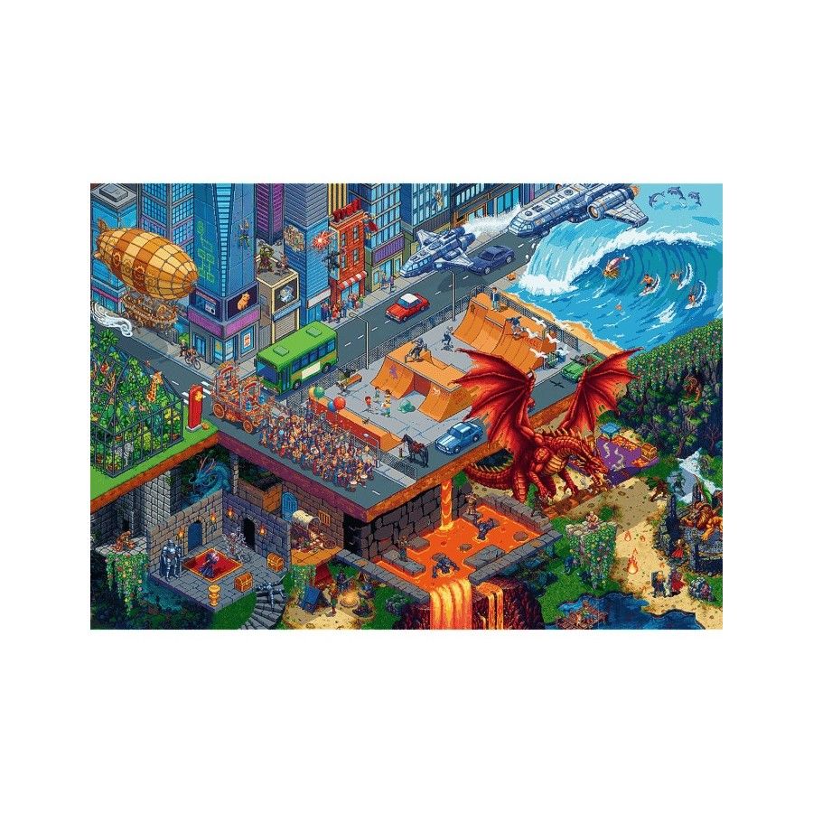 Trefl Puzzle 1000el. Miasto Pixel
