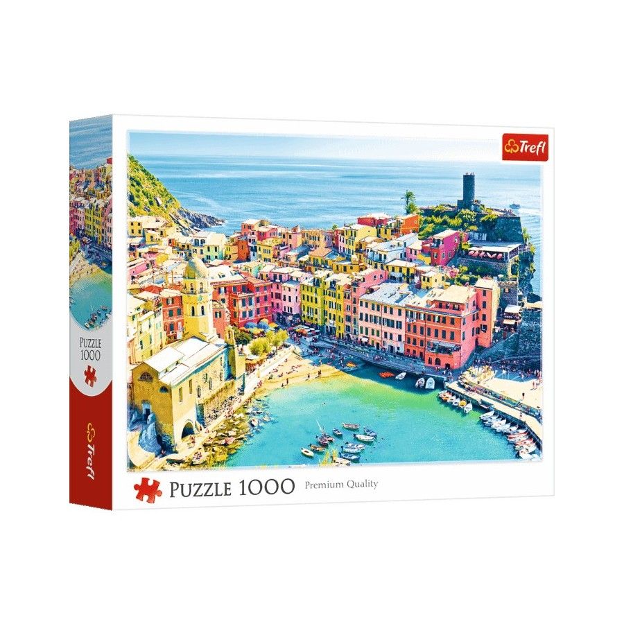 Trefl Puzzle 1000el. Malownicze miasteczko Vernazza, Liguria, Włochy Mix