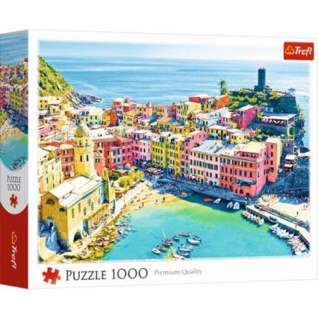 Trefl Puzzle 1000el. Malownicze miasteczko Vernazza, Liguria, Włochy Mix