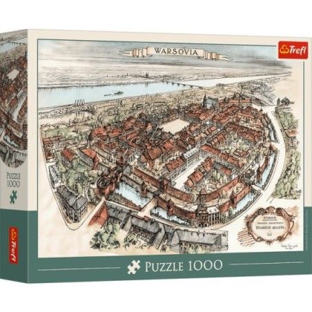 Trefl Puzzle 1000el. Projekt Rekonstrukcji Starego Miasta, 1951
