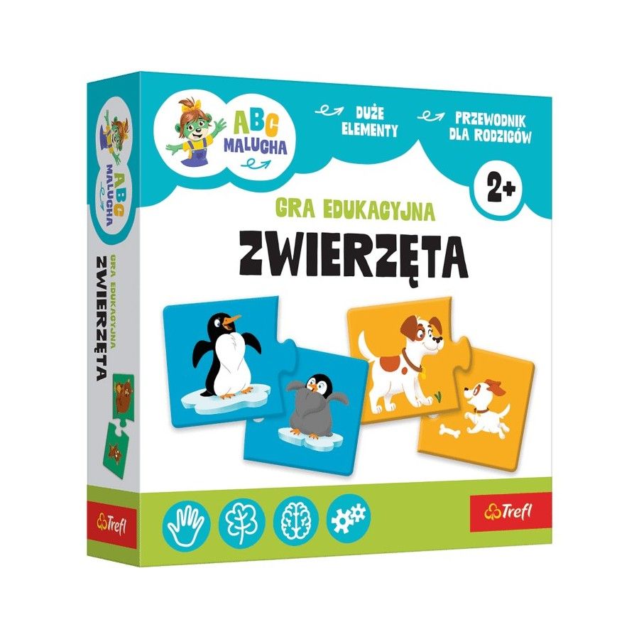 Trefl Gra Zwierzęta Abc Malucha
