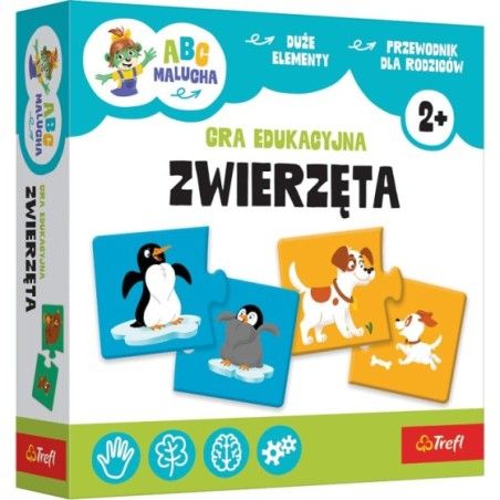 Trefl Gra Zwierzęta Abc Malucha