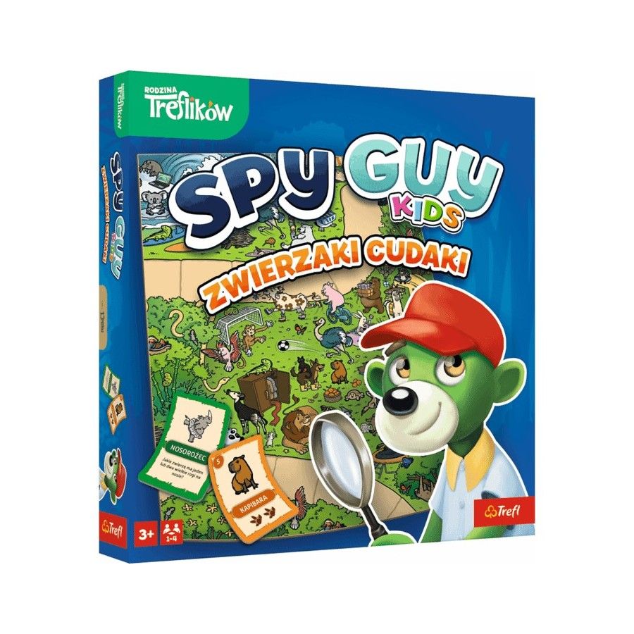 Trefl Gra Spy Guy KIDS Zwierzaki Cudaki