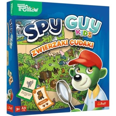 Trefl Gra Spy Guy KIDS Zwierzaki Cudaki