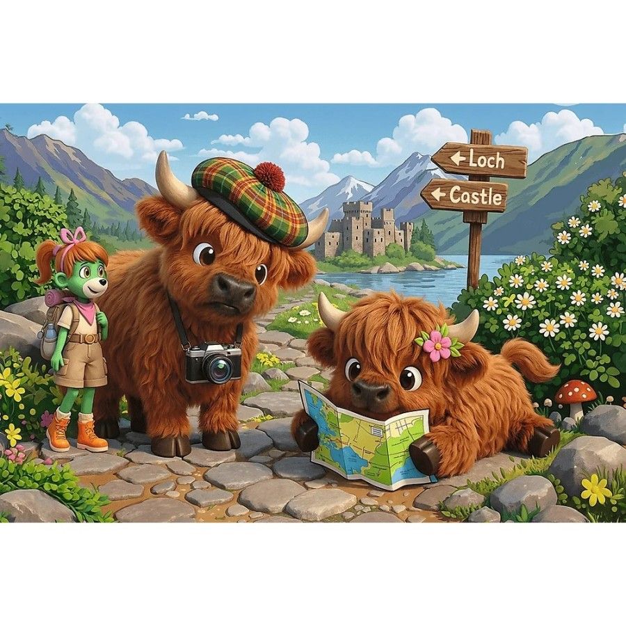Trefl Puzzle 160el. Inspired By Trends Urocza krówka