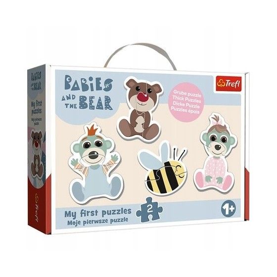 Trefl Puzzle Baby Classic Przyjacielskie Bobaski