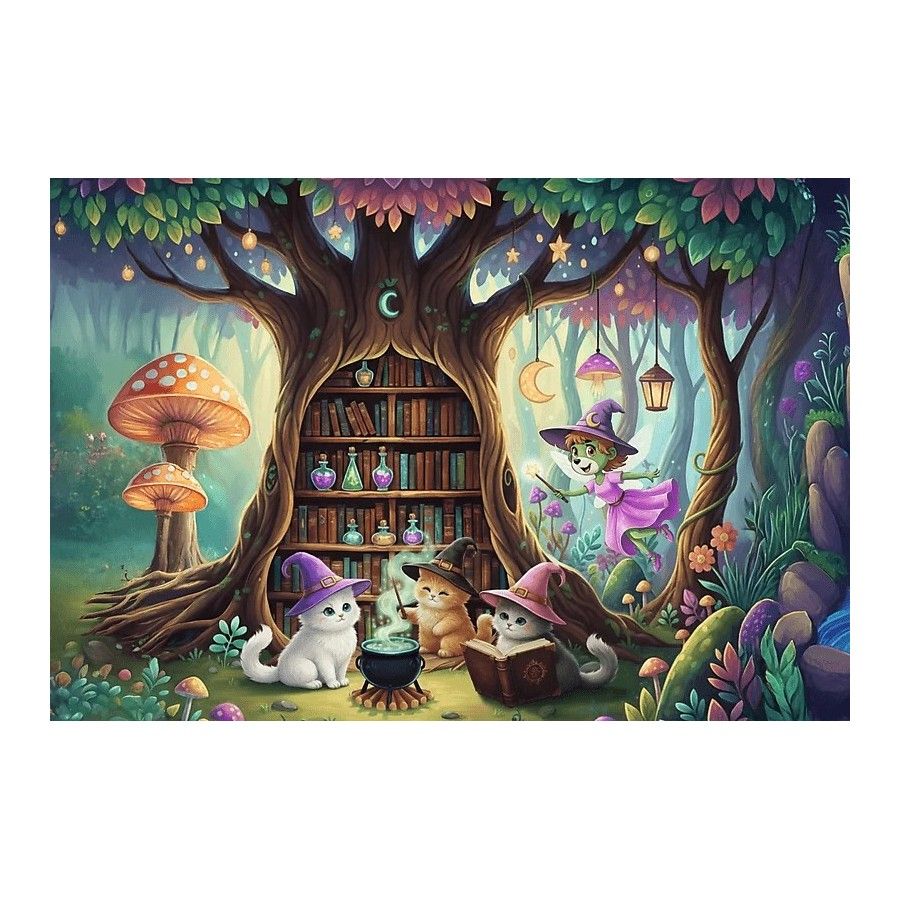 Trefl Puzzle 100el. Inspired By Fantasy Czarodziejskie kociaki