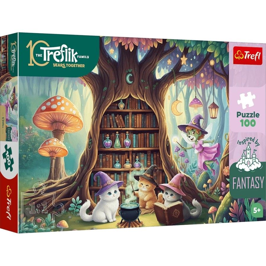 Trefl Puzzle 100el. Inspired By Fantasy Czarodziejskie kociaki