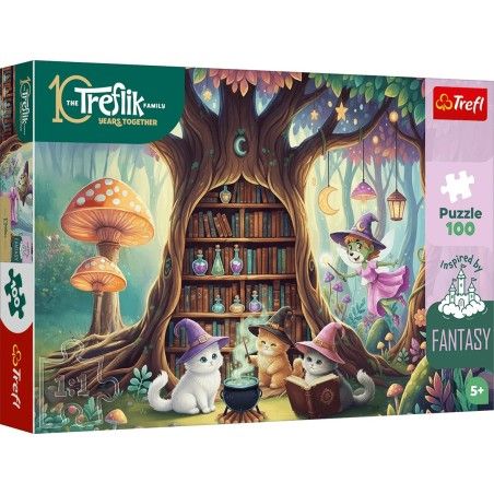Trefl Puzzle 100el. Inspired By Fantasy Czarodziejskie kociaki