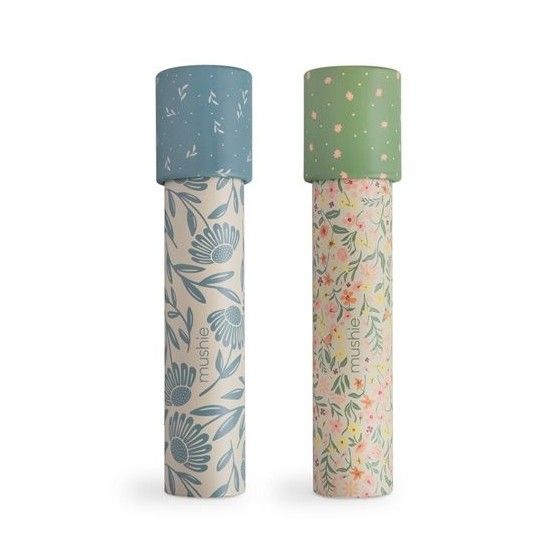 Mushie Kalejdoskop 2 szt. Pastel Blooms Blue Flowers