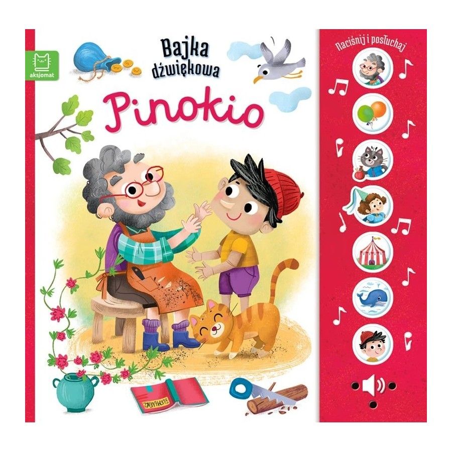 Aksjomat Naciśnij i posłuchaj! Bajka dźwiękowa. Pinokio