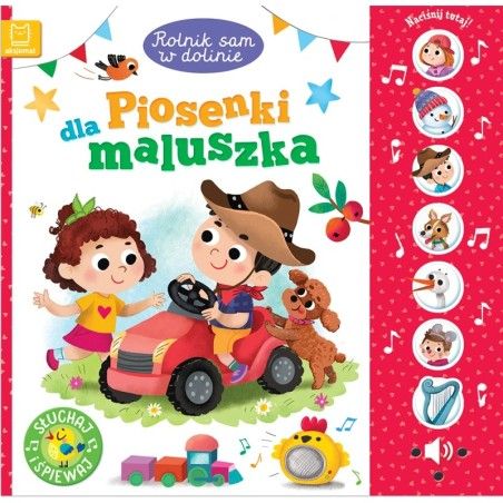 Aksjomats Rolnik sam w dolinie. Piosenki dla maluszka. Słuchaj i śpiewaj!