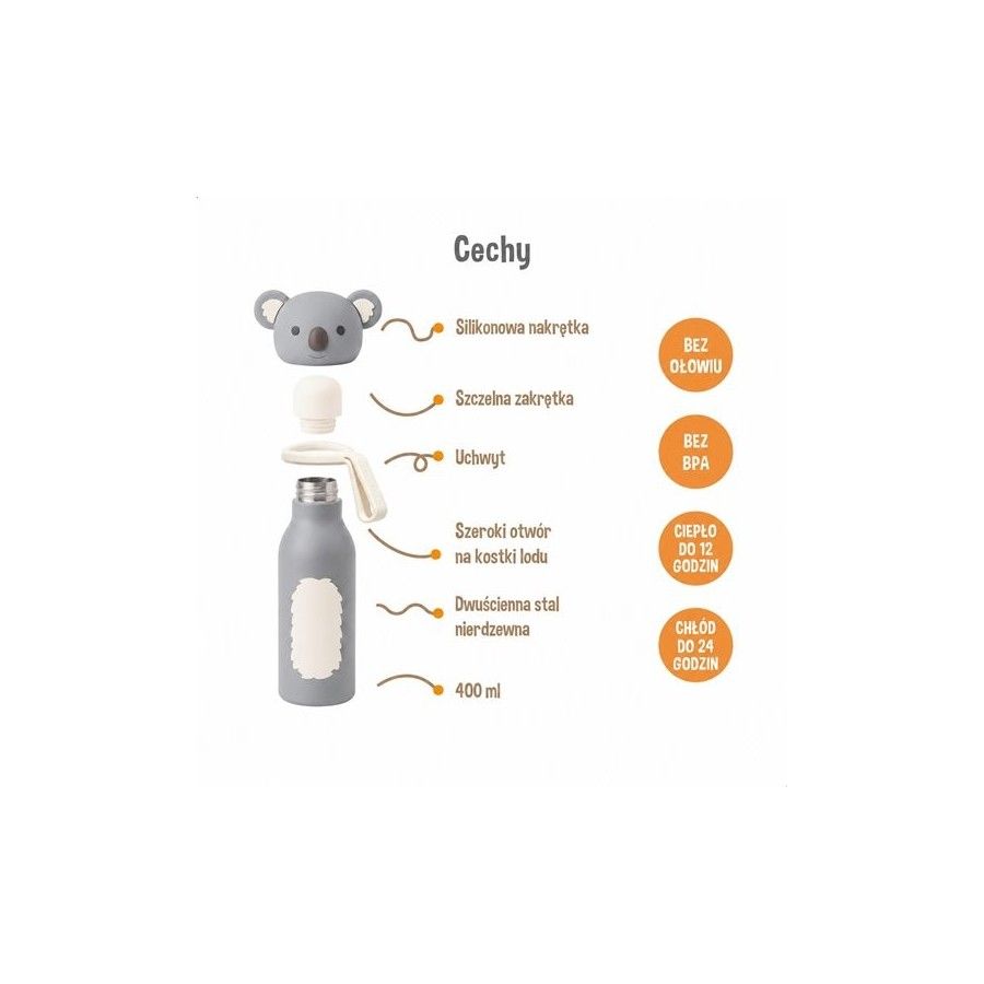 Zazu Fun Butelka termiczna Koala 400 ml