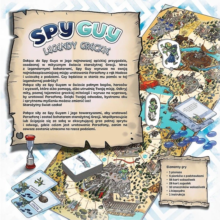 Trefl Gra rodzinna Spy Guy Legendy Greckie, Rodzina Treflików