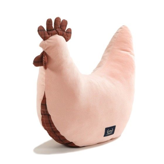 La Millou Poduszka Kura Babci Dany Velvet Bawełna MOO MEADOW PLAID