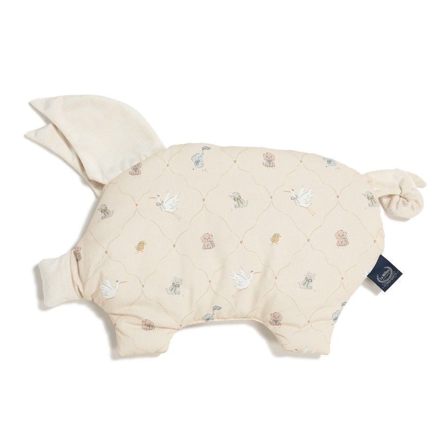 La Millou Poduszka Sleepy Pig Velvet BEBE MIGNON VANILLA