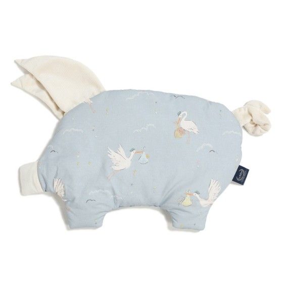 La Millou Poduszka Sleepy Pig Velvet BEBE MIGNON BLUE