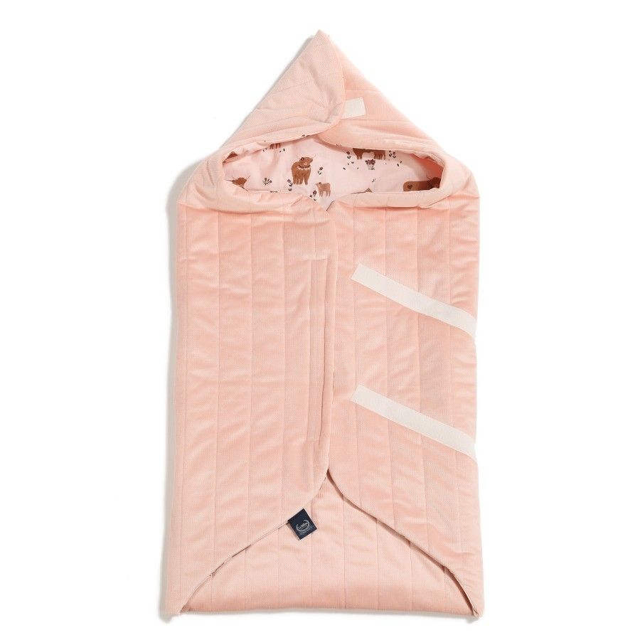 La Millou Kocyk do fotelika samochodowego Bawełna Velvet Multi M MOO MEADOW