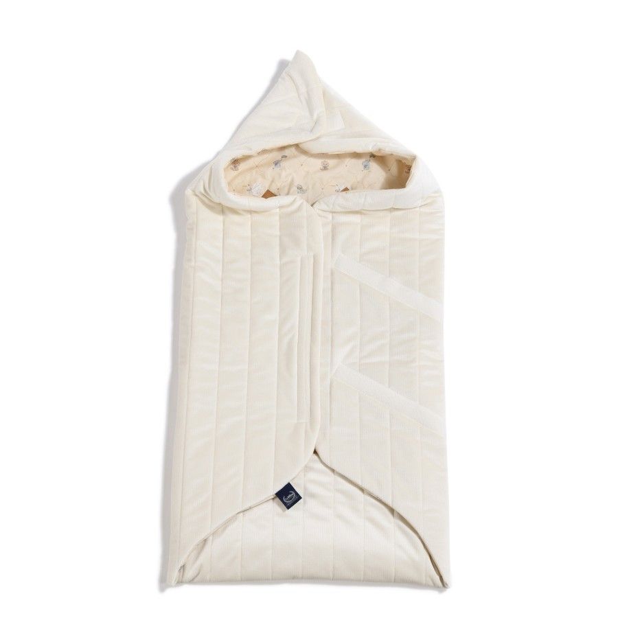 La Millou Kocyk do fotelika samochodowego Bawełna Velvet Multi M BEBE MIGNON VANILLA
