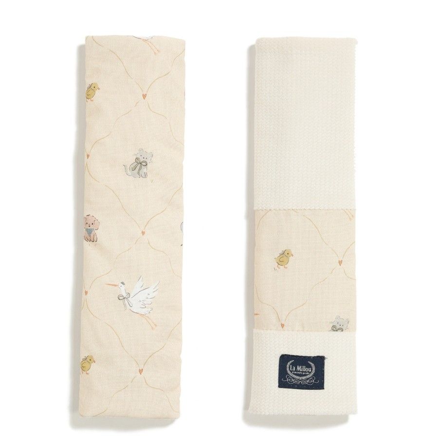 La Millou Ochraniacz na pasy Bawełna Velvet BEBE MIGNON VANILLA