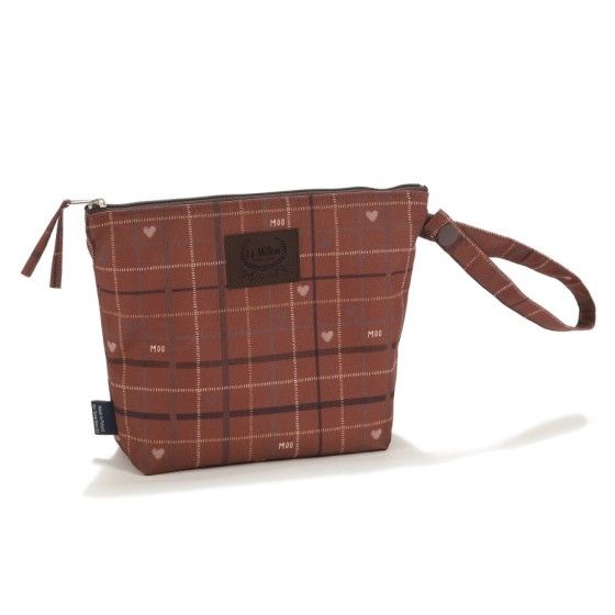 La Millou Kosmetyczka wodoodporna S MOO MEADOW PLAID