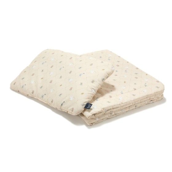 La Millou Komplet Pościeli Bawełnianej L BEBE MIGNON VANILLA