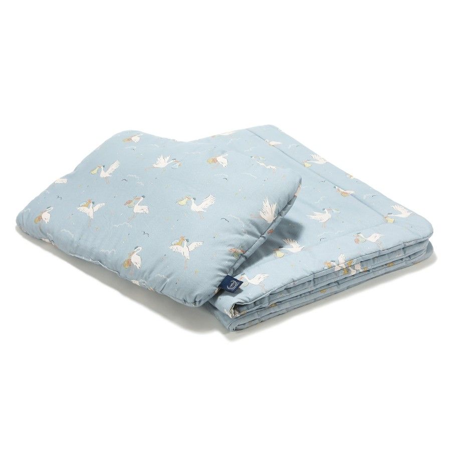 La Millou Komplet Pościeli Bawełnianej L BEBE MIGNON BLUE