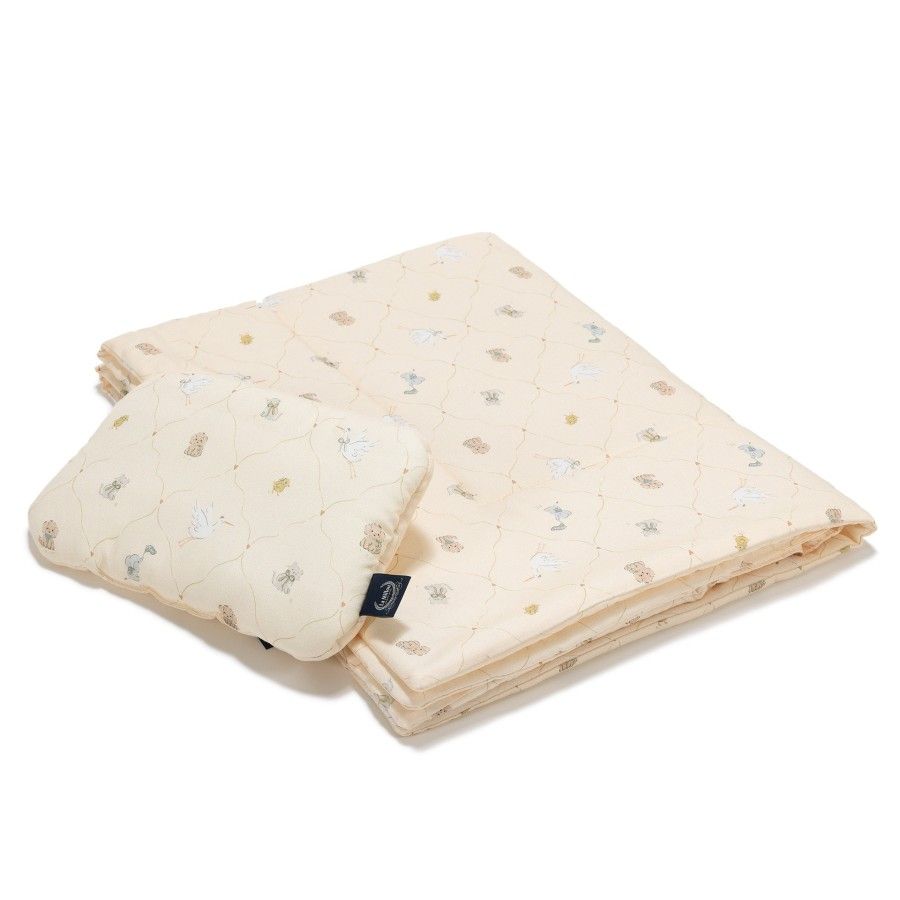 La Millou Komplet Pościeli Bamboo M BEBE MIGNON VANILLA