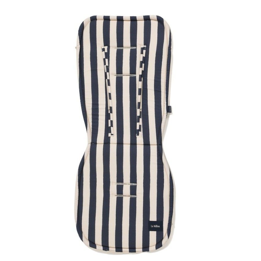 La Millou Wkładka do wózka Bawełna Velvet Multi STRIPES NAVY
