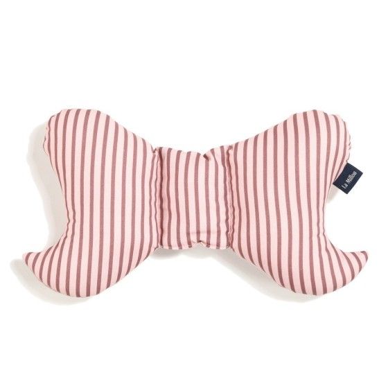 La Millou Poduszka Angel's Wings Bawełna Velvet STRIPES PINK